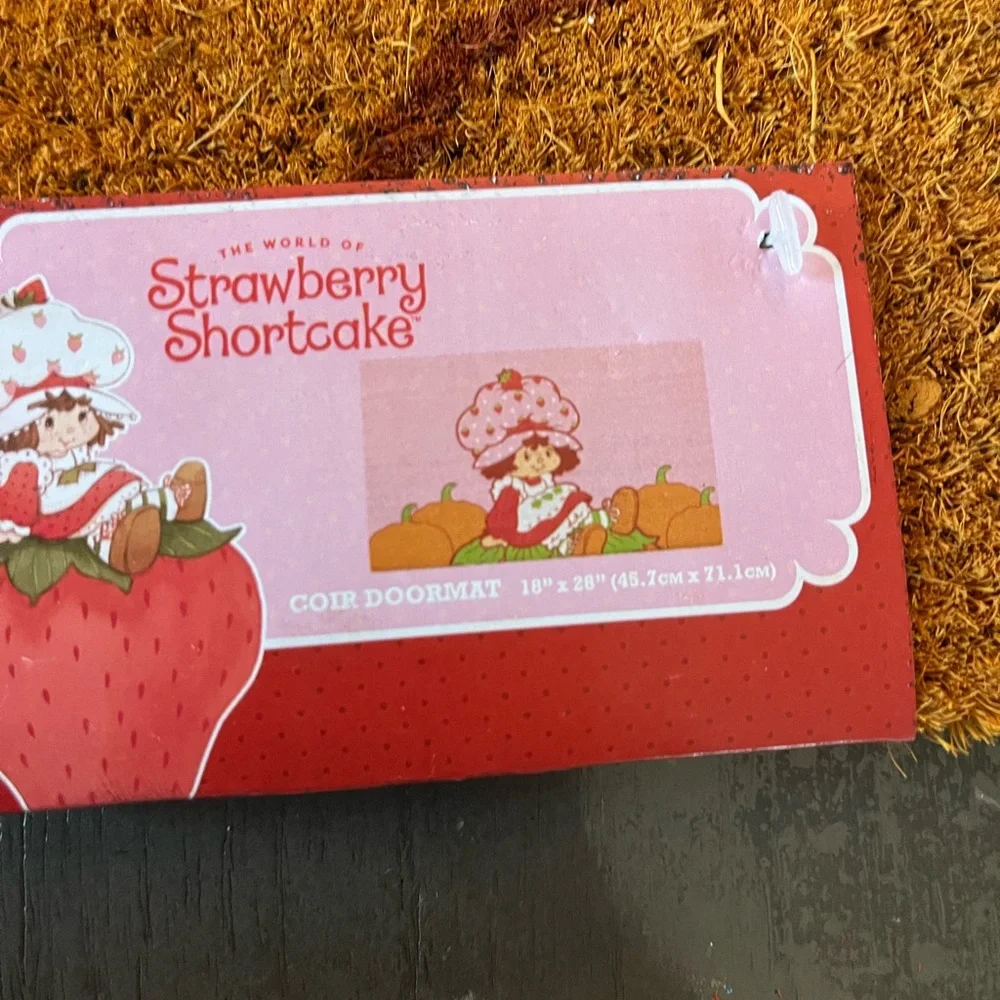 Pink Strawberry Shortcake Doormat